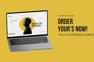 create a modern website or app promo video