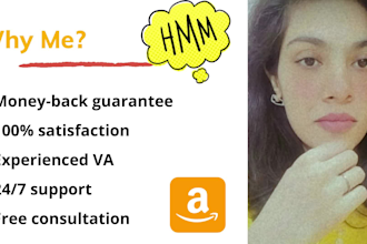 manage your amazon store as your expert amazon VA