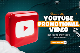 create a promotional video for youtube videos