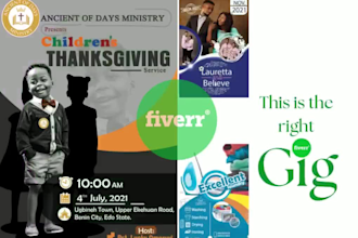 design custom flyers for church, business, and events