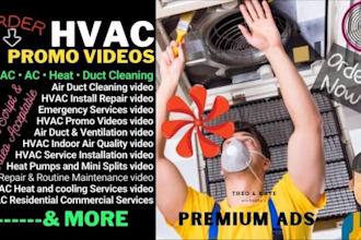 do hvac repair service video, air duct cleaning video promotion
