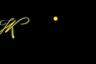 design a stylish handwritten or text signature animation