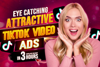 create viral tik tok video ads, dropshipping facebook ads creatives