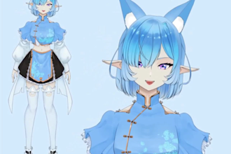 do live2d vtuber model, 2d vtuber rigging, 2d vtuber model, anime