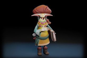 create an amazing quality stylized or realistic 3d character for you