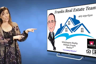 create TV commercial ad for a real estate broker