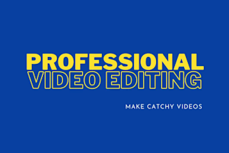 do cinematic video editing