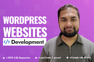 create responsive wordpress website with custom code
