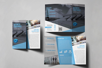 design brochure, trifold brochure, bifold brochure, flyers within 12 hours