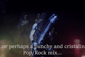 professionally mix and master your rock, metal or pop songs