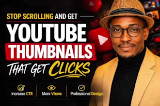 design clickable youtube thumbnails in 2 hours
