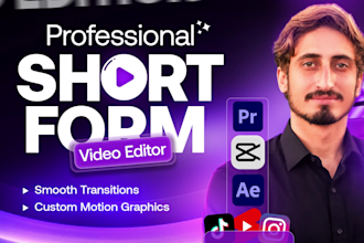 be short form video editor for shorts, reels, and tiktok videos
