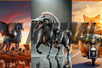 make viral ai cat videos ai stories ai animal fusion video veo3