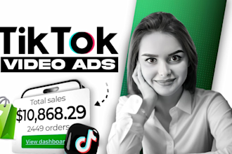 create dropshipping video ads for tiktok video ads