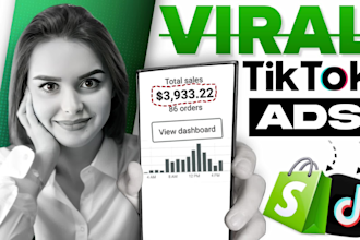 make viral tik tok video ad and ugc tiktok video ad for tiktok promotion