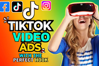 create tik tok video ads and ugc tiktok ads for dropshipping products