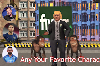 make 3d commercial video, 3d explainer and animation video