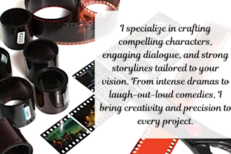 write movie script screenplay screenwriting scriptwriting film script