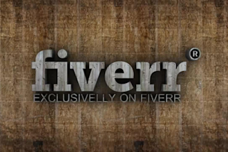 drop your logo in cool 3d animation, stone, wood, metal impact theme