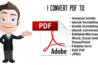 做电子书转换从PDF, word到epub和kindle文件
