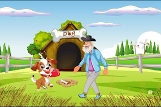 create 2d animated nursery rhymes and short stories