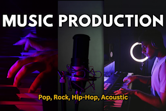 produce rock, metal, poprock backing tracks for you