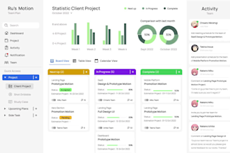 make animation your UI design web mobile app or dashboard
