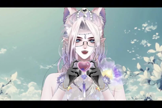 draw and rig live2d model, 2d vtuber model, live2d rigging, 2d vtuber character
