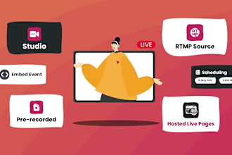 develop a user friendly live streaming app, real time streaming HD