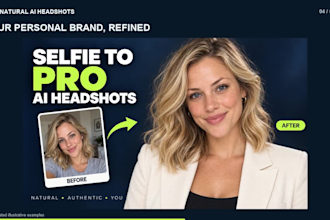 create natural ai profile pictures from your selfies