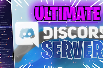 try my best to setup your gaming discord server