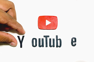 do custom logo animation with clay, stop motion