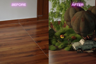 composite 3d model elements to your videos