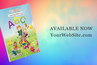 create childrens book promotion video