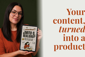 design your lead magnet, workbook or digital guide PDF