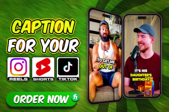 create viral shorts, reels and tiktoks with captions