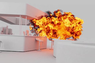 composite fire explosion, visual effects, special effects vfx compositing