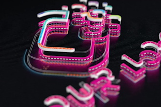 create podcast youtube intro video and 3d animated logo