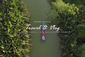 do professional social media, travel vlog video editor