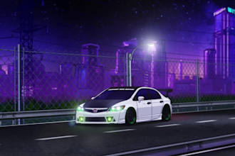 animate your dream car into wallpaper looping video