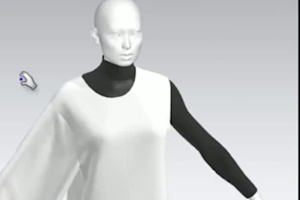 realistic 3d fashion animation, garment design, 3d cap design , hat model, clo3d