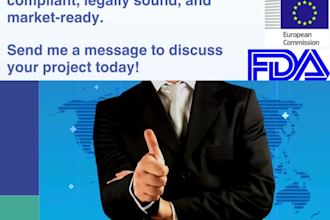 regulatory expert fda, health canada, eu medical devices, supplements, cosmetics