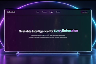 design and develop futuristic animated saas websites in framer
