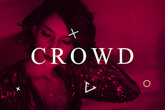 create professional kinetic typography titles animated video