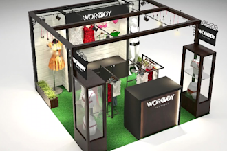 design a creative exhibition stand, kiosk or trade show booth