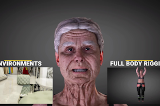 create expert 3d character animation pro 3d modeling