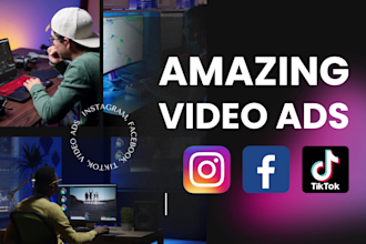create high converting video ads for facebook, youtube and tiktok