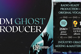 be your industry level edm producer and audio engineer