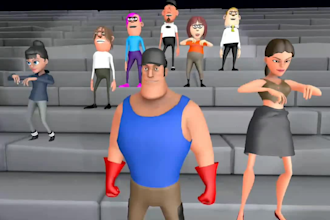 create awesome 3d music animation cartoon video and movie