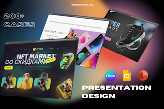 create modern powerpoint presentation slides and pitch deck